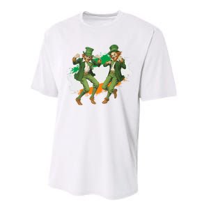 Leprechauns Gridd Dance St Patricks Day Irish Flag Performance Sprint T-Shirt