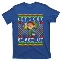 LetS Get Elfed Up Funny Ing Drunk Elf Ugly Christmas Gift T-Shirt