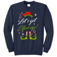 Let's Get Elfed Up Wine Drinking Christmas Sweatshirt