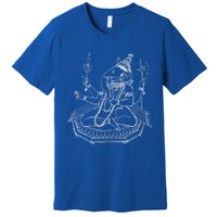 Lord Ganesha Elephant Head Vintage Gift Hindu Hinduism Yoga Gift Premium T-Shirt