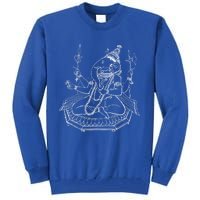 Lord Ganesha Elephant Head Vintage Gift Hindu Hinduism Yoga Gift Tall Sweatshirt