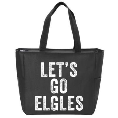 Lets Go Elgles Funny Mayor Parker Meme Funny Mayor Parker Chant Misspelling Zip Tote Bag