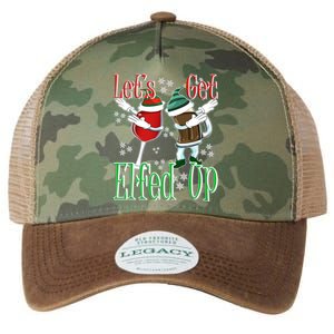 Let's Get Ed Up Christmas Dabbing Wine Beer Ing Gift Legacy Tie Dye Trucker Hat