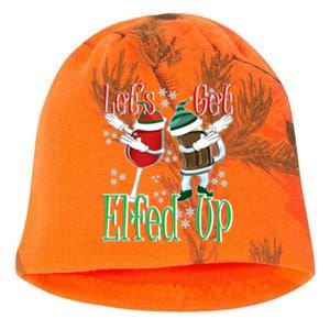 Let's Get Ed Up Christmas Dabbing Wine Beer Ing Gift Kati - Camo Knit Beanie