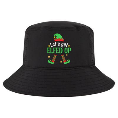 Let's Get Elfed Up Christmas Elf Xmas Happy Holiday Boy Girl Gift Cool Comfort Performance Bucket Hat