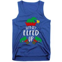 Let's Get Elfed Up Christmas Pajama Xmas Costume Boy Girl Cute Gift Tank Top