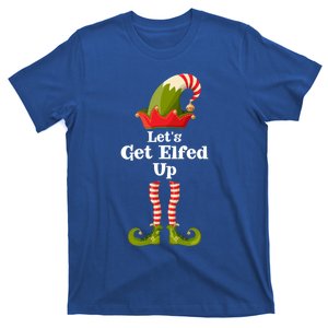 Let's Get Elfed Up Elf Funny Christmas Group Matching Family Cool Gift T-Shirt