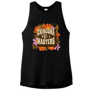 Latina Graduation Educated Latina Chingona With A Master Ladies PosiCharge Tri-Blend Wicking Tank