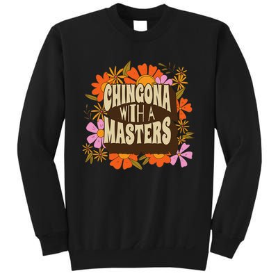 Latina Graduation Educated Latina Chingona With A Master Sweatshirt