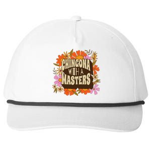 Latina Graduation Educated Latina Chingona With A Master Snapback Five-Panel Rope Hat