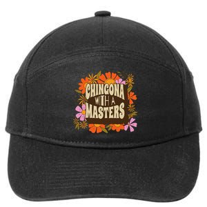 Latina Graduation Educated Latina Chingona With A Master 7-Panel Snapback Hat