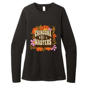 Latina Graduation Educated Latina Chingona With A Master Womens CVC Long Sleeve Shirt