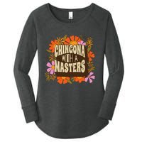 Latina Graduation Educated Latina Chingona With A Master Women's Perfect Tri Tunic Long Sleeve Shirt