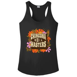 Latina Graduation Educated Latina Chingona With A Master Ladies PosiCharge Competitor Racerback Tank