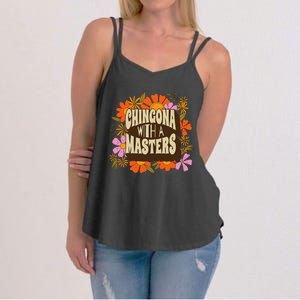 Latina Graduation Educated Latina Chingona With A Master Women's Strappy Tank