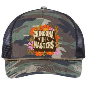 Latina Graduation Educated Latina Chingona With A Master Retro Rope Trucker Hat Cap