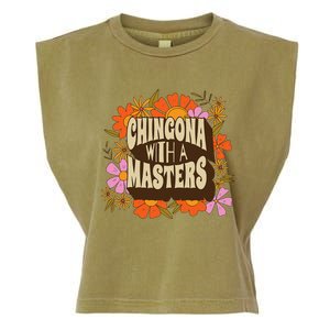 Latina Graduation Educated Latina Chingona With A Master Garment-Dyed Women's Muscle Tee