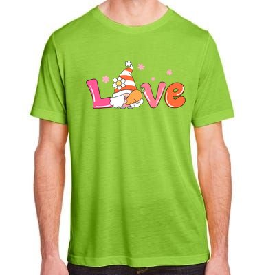 Love Gnome Easter Spring Cute Adult ChromaSoft Performance T-Shirt