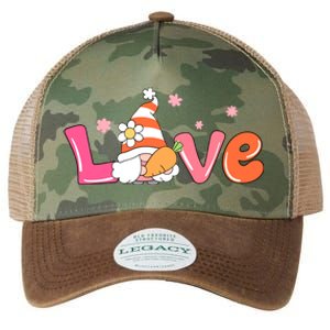 Love Gnome Easter Spring Cute Legacy Tie Dye Trucker Hat