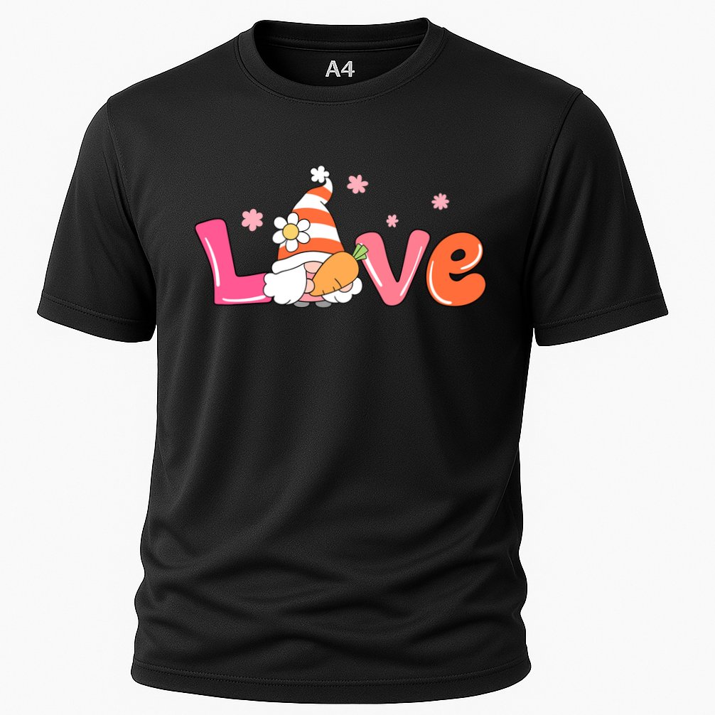 Love Gnome Easter Spring Cute Cooling Performance Crew T-Shirt