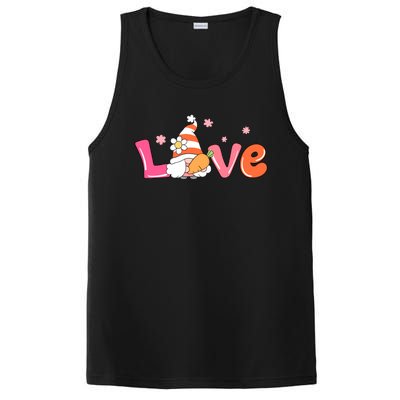 Love Gnome Easter Spring Cute PosiCharge Competitor Tank