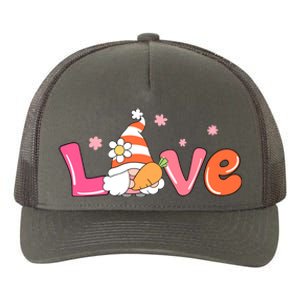 Love Gnome Easter Spring Cute Yupoong Adult 5-Panel Trucker Hat