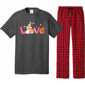 Love Gnome Easter Spring Cute Pajama Set