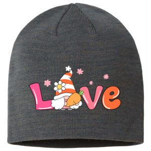 Love Gnome Easter Spring Cute Sustainable Beanie