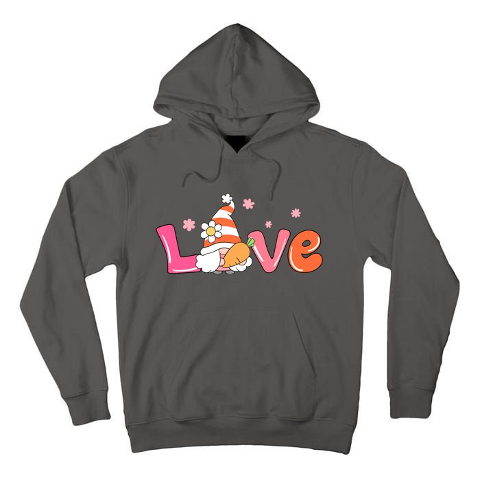 Love Gnome Easter Spring Cute Tall Hoodie