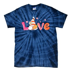 Love Gnome Easter Spring Cute Tie-Dye T-Shirt