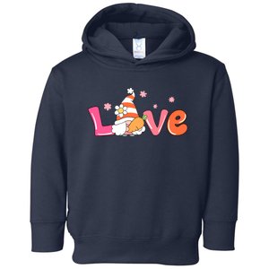 Love Gnome Easter Spring Cute Toddler Hoodie