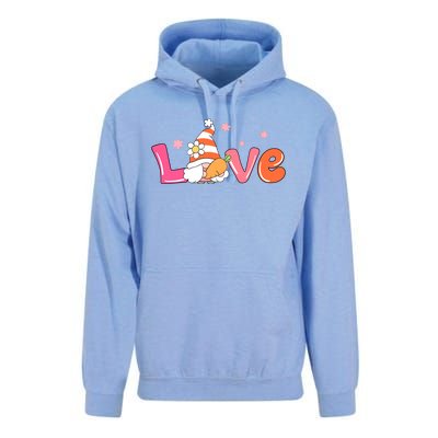 Love Gnome Easter Spring Cute Unisex Surf Hoodie