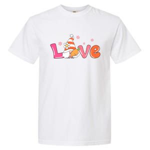 Love Gnome Easter Spring Cute Garment-Dyed Heavyweight T-Shirt