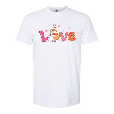 Love Gnome Easter Spring Cute Softstyle® CVC T-Shirt