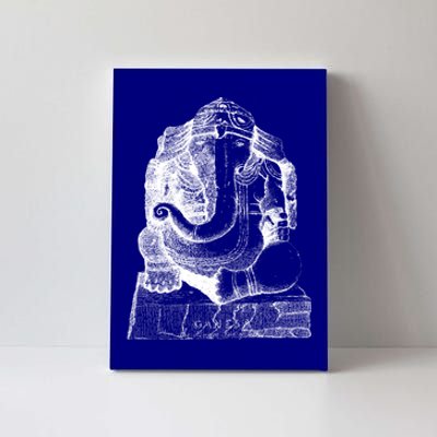 Lord Ganesha Elephant Head Vintage Gift Hindu Hinduism Yoga Gift Canvas