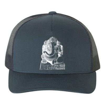 Lord Ganesha Elephant Head Vintage Gift Hindu Hinduism Yoga Gift Yupoong Adult 5-Panel Trucker Hat