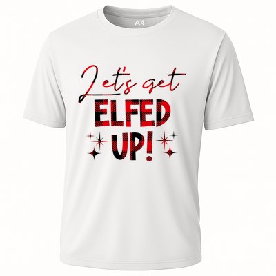 Lets Get Elfed Up Funny Christmas Holiday Performance Shirt