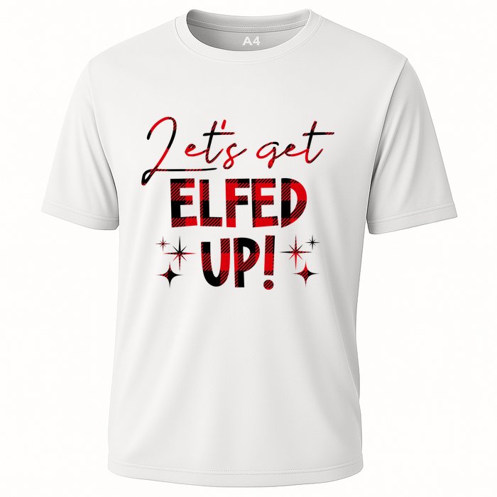 Lets Get Elfed Up Funny Christmas Holiday Performance Shirt