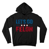 LetS Go Felon Slogan Graphic Hoodie