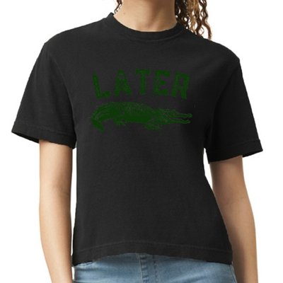 Later Gator Funny Alligator Comfort Colors Boxy T-Shirt