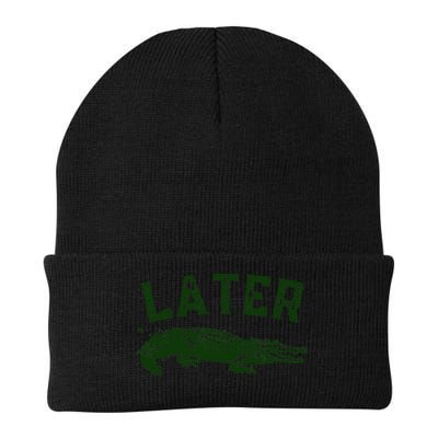 Later Gator Funny Alligator Beanie