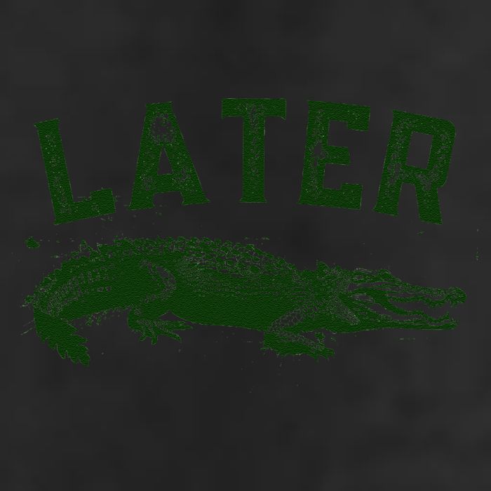 Later Gator Funny Alligator 25L Jumbo Tote