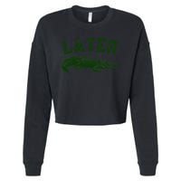 Later Gator Funny Alligator Cropped Pullover Crew