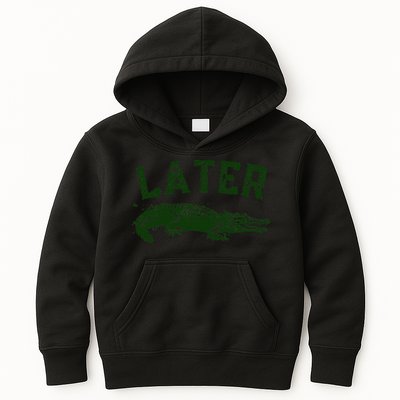 Later Gator Funny Alligator Kids Hoodie