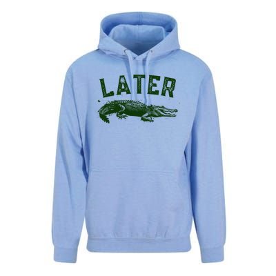 Later Gator Funny Alligator Unisex Surf Hoodie