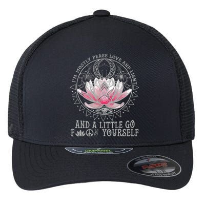 Little Go F Yourself Lotus Flexfit Unipanel Trucker Cap