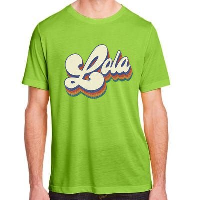 Lola Gifts For Grandma Retro Vintage Mother's Day Lola Adult ChromaSoft Performance T-Shirt