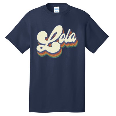 Lola Gifts For Grandma Retro Vintage Mother's Day Lola Tall T-Shirt