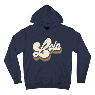 Lola Gifts For Grandma Retro Vintage Mother's Day Lola Tall Hoodie