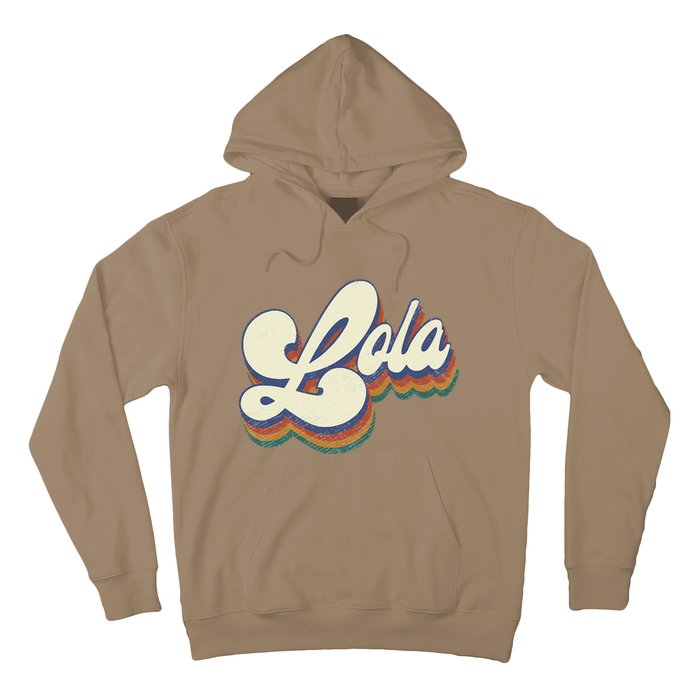 Lola Gifts For Grandma Retro Vintage Mother's Day Lola Hoodie